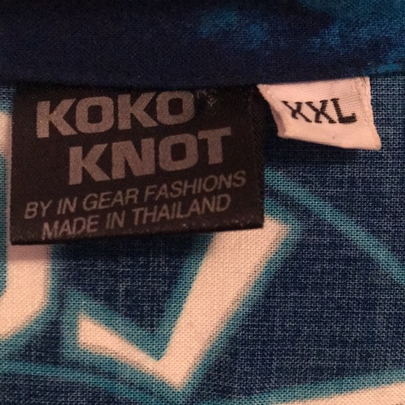 Koko Knot Hawaiian Shirt XXL, 100% Rayon - Picture 3 of 6